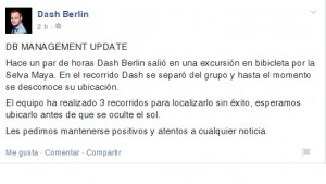 Reportan desaparición