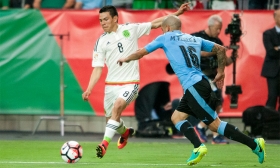 En Copa América Centenario enfrentando a Uruguay