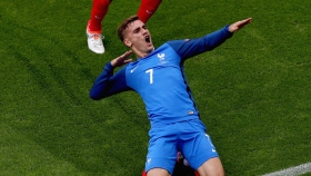 Griezmann marcó el doblete para el triunfo