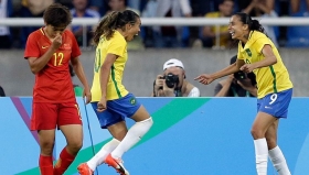 Brasil femenil debuta goleando a China en Río 2016