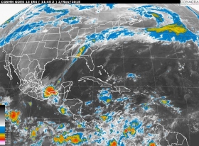 Lluvias por frente frío