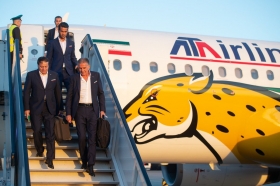 Irán primera selección que aterriza en Rusia
