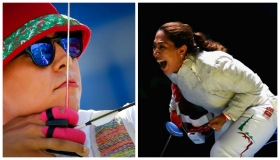 Aída Román y esgrimistas mexicanas eliminadas de Río