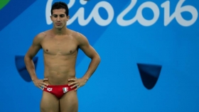 Rommel no pudo en la final de trampolín 3 metros