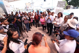  El candidato realizó recorrido en la Junta Auxiliar la Libertad