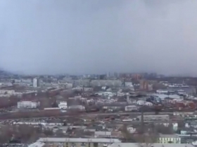 Así llegó el invierno a Siberia; &#039;tsunami de nieve&#039; cubre la ciudad