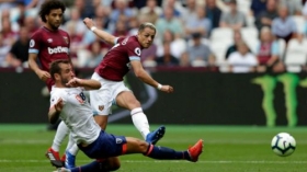 &quot;Chicharito&quot; 4 meses sin anotar en West Ham