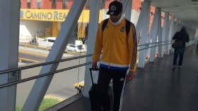 Gignac viajó con collarín