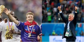 Deschamps campeón como jugador y técnico; el tercero