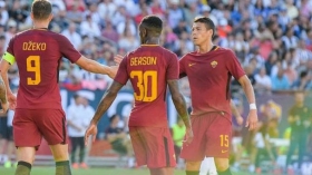 Héctor Moreno jugó en el triunfo de Roma