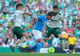 Santos y Cruz Azul empataron