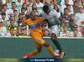 Santos y Tigres dividen puntos