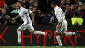 Con gol de Sergio Ramos, Madrid empató en Camp Nou