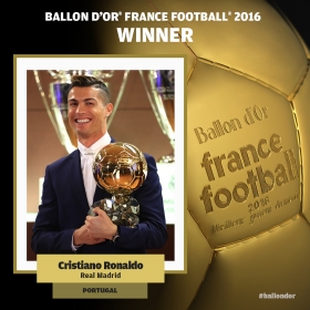 CR7 gana el balón de oro