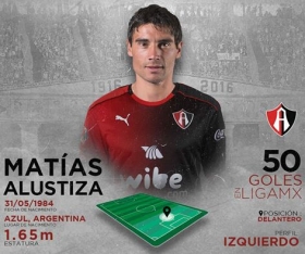 Matías Alustiza ya es Rojinegro