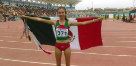 Mexicana logra oro en 10 km de marcha