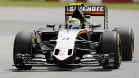 “Checo” Pérez tercero en pruebas del GP Bakú