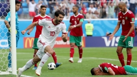 Irán gana a Marruecos; con autogol sobre el 90