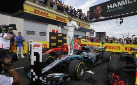Hamilton ganó GP de Francia