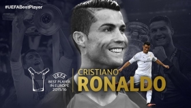 Cristiano nombrado mejor jugador de la UEFA