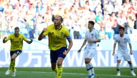 Suecia derrota a Corea del Sur con el VAR