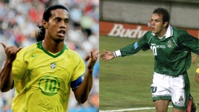 Ronaldinho y Cuauhtémoc máximos goleadores de Confederaciones
