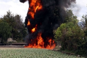 Chupaductos ocasionaron el incendio 