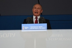 Presidente de Rusia da mensaje de bienvenida