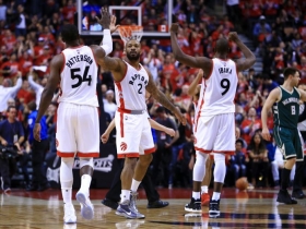 Raptors empata la serie a los Bucks 1-1 en el Este