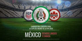 México, EU y Canadá presentan candidatura para Mundial 2026